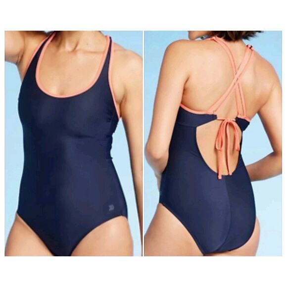 all in motion Other - All in motion size small Navy blue orange / coral blue swimsuit one piece swim